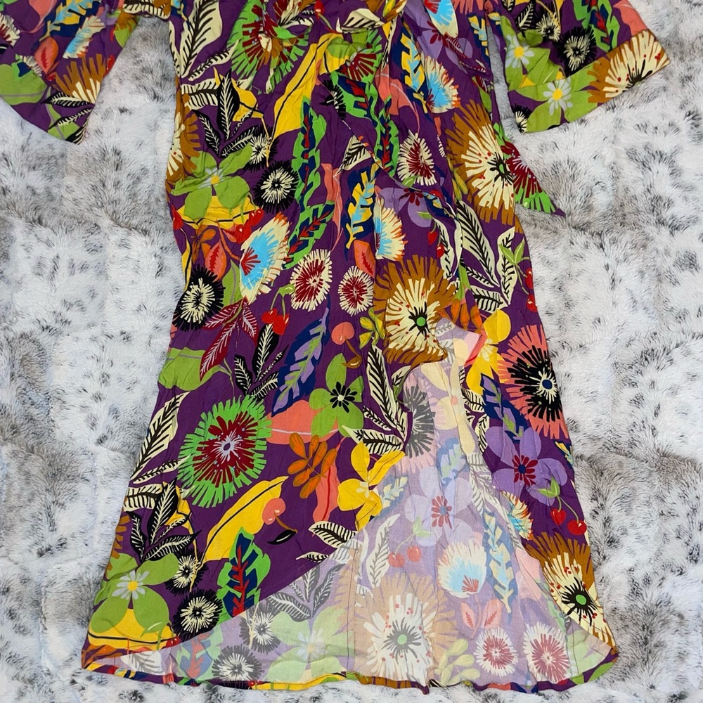 ๐ NWT Le Superbe | Floral Gypsy Muse Midi Dress | Cherry Lotus Land ๐ Revolve - Picture 11 of 16